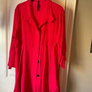 Designer IC ConnIe Brand, bright red, very festive for the holidays.